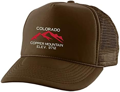 קולורדו נחושת הר נהג משאית כובע רקום למבוגרים בייסבול כובע מתכוונן