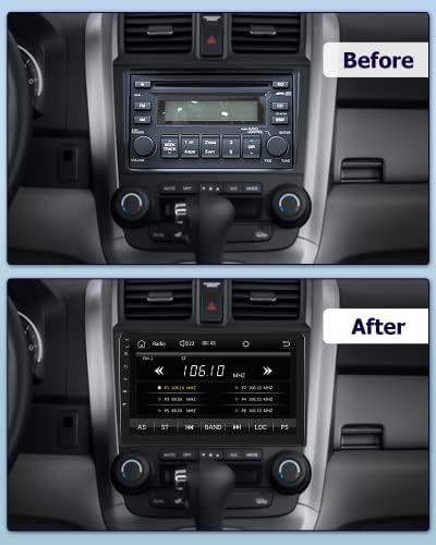 עבור הונדה CRV 2007-2011 רדיו לרכב, סטריאו לרכב Hikity עם Apple Carplay Android Auto Mirrig