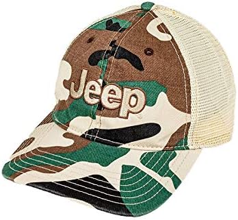 ג 'יפ בגד שטף נהג משאית כובע אבא כובע בייסבול כובע מתכוונן פולו נהג משאית יוניסקס סגנון בארה' ב-הסוואה