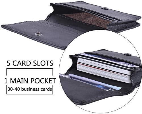 כרטיס אשראי עסקי מקרה מחזיק עבור גברים דק קדמי כיס ארנק כפתור