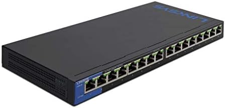 Linksys LGS116P: 16-Port Business Desktop Gigabit POE+ מתג רשת לא מנוהל, Ethernet Plus, מהירות חיבור קווית