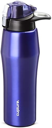 בקבוק פעולת קלטות עם ידית - מבודד ואקום נירוסטה, 22 גרם
