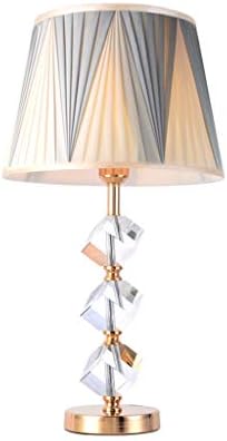 WAJKLJ מנורת שולחן מודרנית מצולע מצולע ערימה של אורות שולחן מיטת גביש מנורות ספר דקו תאורת בית