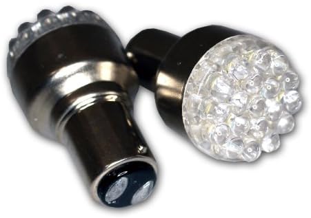 TuningPros LEDSL-1157-B19 עצירה נורות LED נורות 1157, 19 סט 2-PC כחול LED