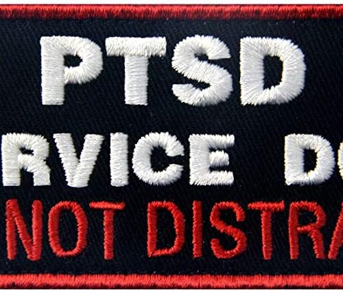 כלב שירות PTSD אל תסיח את דעתך, לא כל המוגבלות גלויות, לחץ על לחץ לחץ על חרדת אודות/רתמות סמל