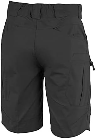 מכנסי מטען לטיולים בגברים מכנסיים קצרים מהיר של אתלטי יבש חיצוני למכנסיים קצרים לגברים עם ריבוי כיס לדיג מכנסיים