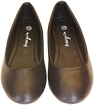 Z. EMMA TODDLER/BIG KID BIRD עור נעל נעל מרי ג'יין SLINE-ON נעליים
