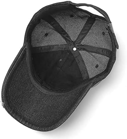 כובע בייסבול ג'ינס במצוקה קרע כובע בייסבול לגברים ללבוש ראש מתכוונן