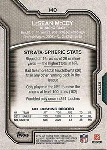 2012 Topps Strata 140 Lesean McCoy Eagles NFL כרטיס כדורגל NM-MT