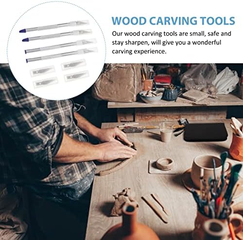 1 סט עץ גילוף כלים ערכת למתחילים מקצועי עץ גילוף ערכת חותך יד כלי סט לילדים מבוגרים עבודות עץ עשה זאת בעצמך