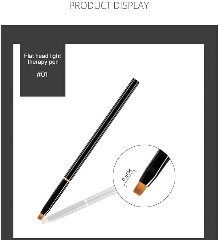 10 יחידות שחור מתכתי מוט קריסטל עדין פירוט עיצוב ציור ציור עמיד נייל אמנות עט סט מניקור כלי