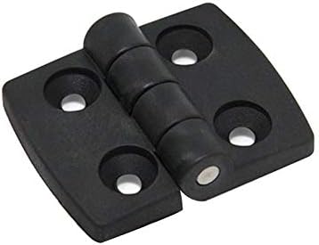 UXZDX 10 יחידות דלת פלסטיק שחור מיסב צירי ישיר צירי ארון קופסת תכשיטים ציר דלת ציר