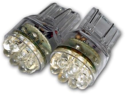 TuningPros LEDRS-T20-R15 LED אחורי נורות LED נורות T20 טריז, 15 סט אדום 2-PC אדום