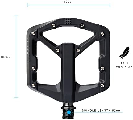 CRANCBROTHES MTB 用 フラット ペダル スタンプ 3 マグネシウム ボディ