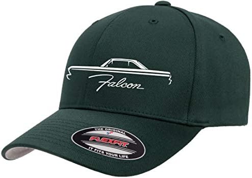 1964 1965 פורד פלקון קשיח מתאר עיצוב Flexfit 6277 כובע כובע מצויד בייסבול ספורטיבי