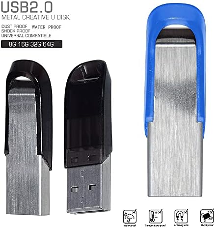 LMMDDP 10 PCS אופנה מתכת USB כונן הבזק 128 ג'יגה -בייט 64GB 32 ג'יגה -בייט במהירות גבוהה כונן עט 16GB 8GB