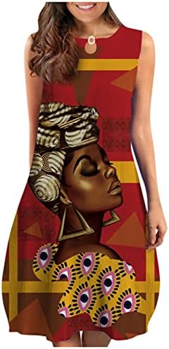 שמלות מקסי איאסו לנשים 2023, הדפס דיגיטלי שמלת צוואר ללא שרוולים שמלות מזדמנים חוף קיץ אלגנטיות
