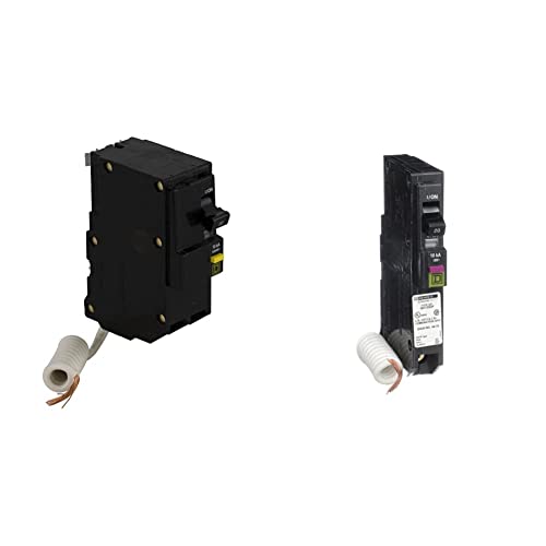 מרובע D-QO230GFICP QO מפסק, 30-AMP, 120/240V, 2-POOD, GFCI, Mount Plug-in & Square D-QO120DFC QO