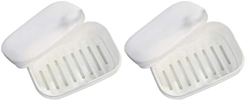 קבילוק סיליקון מכולות סבון צלחת בר סבון מחזיק פלסטיק סבון מחזיק סבון שומר בר סבון מחזיק 2 יחידות סבון מיכל סבון
