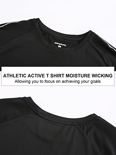 חולצות ריצה לגברים צוות צוואר קרוע ארוך שרוול מהיר יבש כושר ספורט פעיל חולצה לחות הפתילה