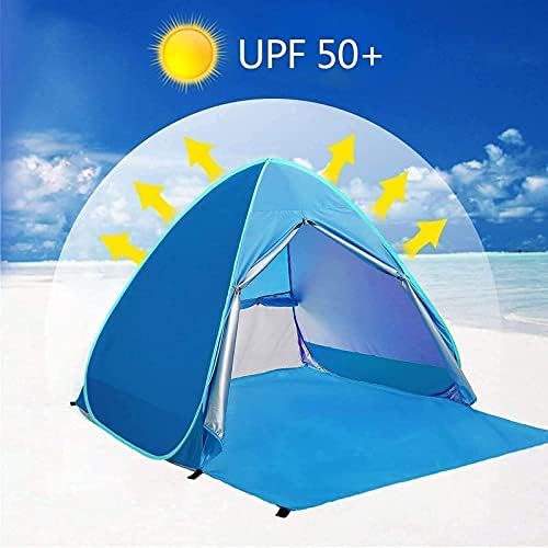 כיסויים לצמחים אוהל קמפינג אוטומטי 50+ שמש UPF אדם מיידי 34 פטיו חוף אוהל והוכחת גן ספיגו