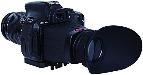 Movo Photo vf30-V2 אוניברסלי 3x LCD Video Video Firece עבור Canon EOS, Nikon, Sony Alpha, Olympus ו-