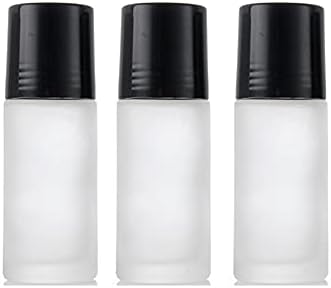 1oz/30ml Deodorant Roller בקבוקי 3 יח 'גליל זכוכית חלבית ריקה על בקבוקים