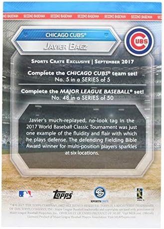 Chicago Cubs MLB ארגז בלעדי כרטיס Topps 48 - Javier Baez