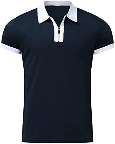Xxbr zipper פולו אופנה Mens T חולצות חולצות שרירים אימון דלים