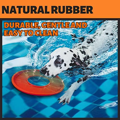 Roblock 1 זוג כלב מעופף דיסק צעצוע רך אינטראקטיבי מים צפים לכלבים קטנים, בינוניים או גדולים ספורט חיצוני