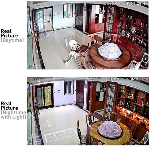 מצלמת IP מקורה של Revotech, 3.6 ממ גלאי עשן גלאי סוג מצלמת אבטחה P2P H.265 3MP CCTV Video Cam Cam No Night