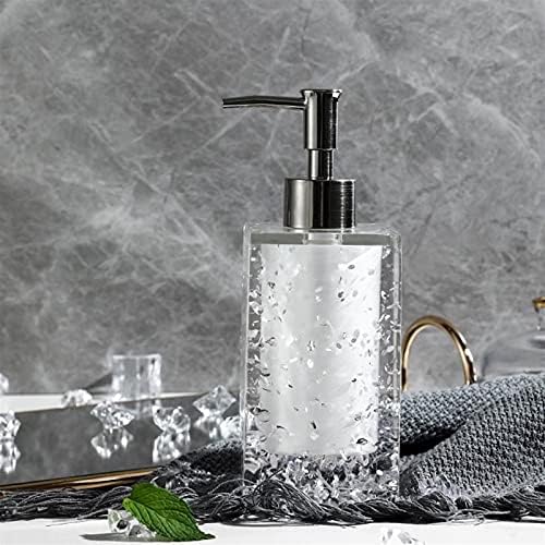 מתקן סבון בקבוק קרם קרם קרם בקבוקי סבון סט אביזרי אמבטיה של שרף 5 חלקים כולל מחזיק מברשת שיניים סבון