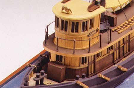 דגם אקספו דגם ספינות מזל שור גוררת 1930 גוף מוצק 1: 96 בקנה מידה דגם ערכת כדי לבנות