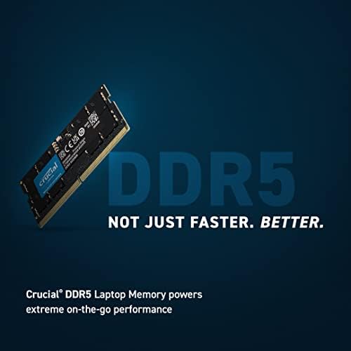 ערכת RAM 32GB מכריעה DDR5 5200MHz זיכרון מחשב נייד CT2K16G52C42S5