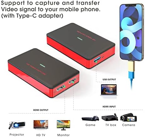 USB 3.0 HDMI HD משחק לכידת וידאו 1080p 60FP