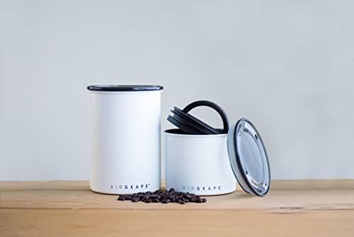 פלנטריים עיצוב נוף אווירי נירוסטה קפה מיכל-סט של 2-מזון אחסון מיכל-פטנט אטום מכסה דוחף החוצה עודף אוויר-לשמר