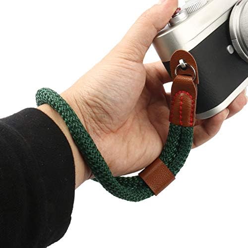 1 חתיכה מצלמה יד רצועת יד נוח ניילון נוגד החלקת רצועת יד עבור מצלמות ראי מצלמה, ירוק