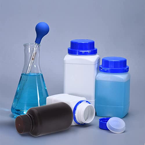 2 יחידות 34 עוז פלסטיק מיכל מעבדה כימי מגיב בקבוקי 1000 מ ל קטן פה נוזלי מוצק אחסון בקבוקים עגול מדגם