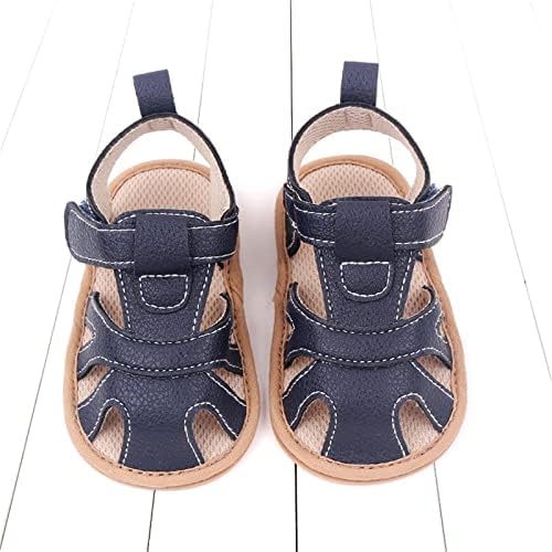 ילדי קיץ נעלי פעוטות תינוקות גברים ונערות סנדלים בתחתית שטוחה משקל קל נעליים שחורות נושמות לבנות