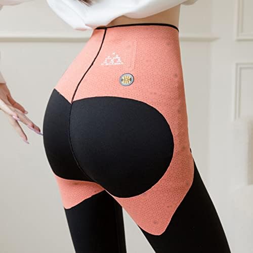 חותלות מרופדות לנשים מרופדות במותניים גבוהות בקרת בטן מכנסי יוגה תרמיים מכנסיים עבים חורפיים המריצים