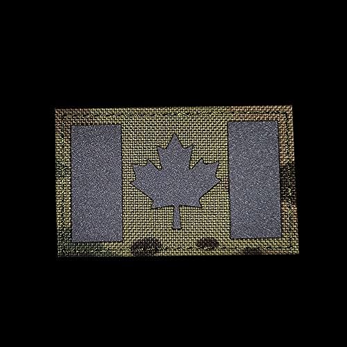אינפרא אדום IR קנדה טלאי דגל מורל קנדי ​​מייפל טקטי טקטי אחיד אחיד אופנוע אופנוע אופנוע