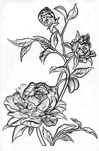 מרקם תלת-ממדי של Sizzix דועך לתיקיה-מיני ורדים מאת טים ​​הולץ, 665632, רב צבעוני