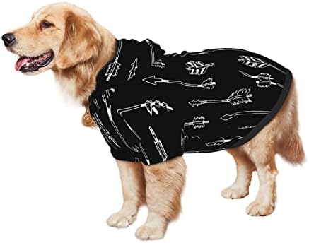 קפוצ'ון גדול של כלב שבט-חוזר-היספסטר-אזטק סוודר בגדי חיות מחמד עם מעיל תלבושת חתולים רכים X-LAGE