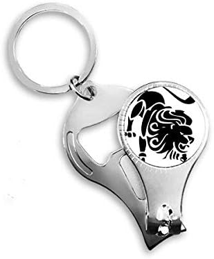 קונסטלציה של סימן גלגל המזלות של ליאו טבעת ניפר טבעת מפתח בקבוקי שרשרת פותחן
