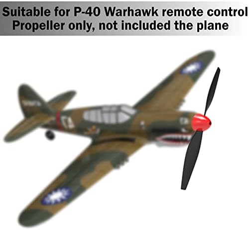 Leambe 3 הגדר עמידה במדחף אף אדום במטוס P51 Mustang & P40 Warhawk RC