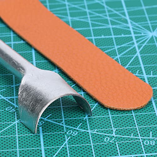 CAYDO 7 חתיכות כלי מלאכה עור אגרוף חצי סיבוב לחגורת רצועת יצירה, ארנק ותיק DIY עבודות יד 10-40 ממ