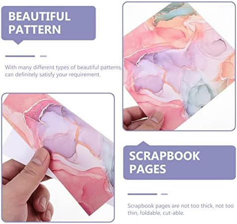 נייר עטיפה של Sewroro Kraft 24 PCS Scrapbooking Scrapbooking DIY נייר נייר DIY ART