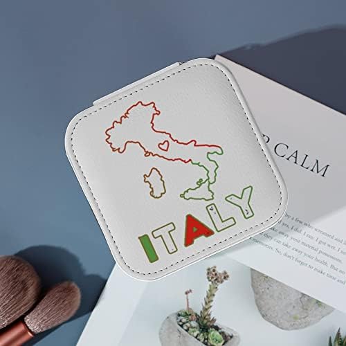 איטליה דגל דגל תכשיטים מארגן תצוגה אחסון מחזיק מחזיק מתנה לנשים טבעות עגילי נערות טבעות נסיעה
