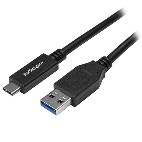 Startech.com כבל USB ל- USB C - 3 ft / 1M - 10 GBPS - USB -C ל- USB -A - כבל USB 2.0 - USB מסוג C, שחור