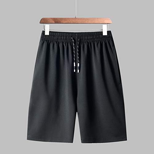 מכנסיים קצרים לגברים מקצרים קיץ מזדמן מהיר יבש יבש אימון אתלטי מכנסיים עם כיסים